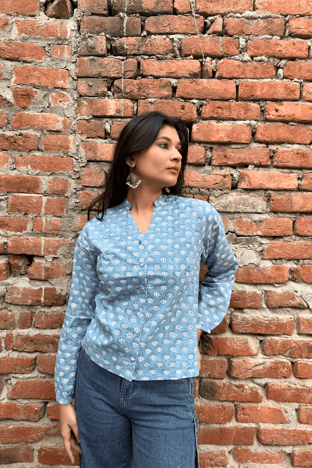 BlueBreezeHandblockShirt-left