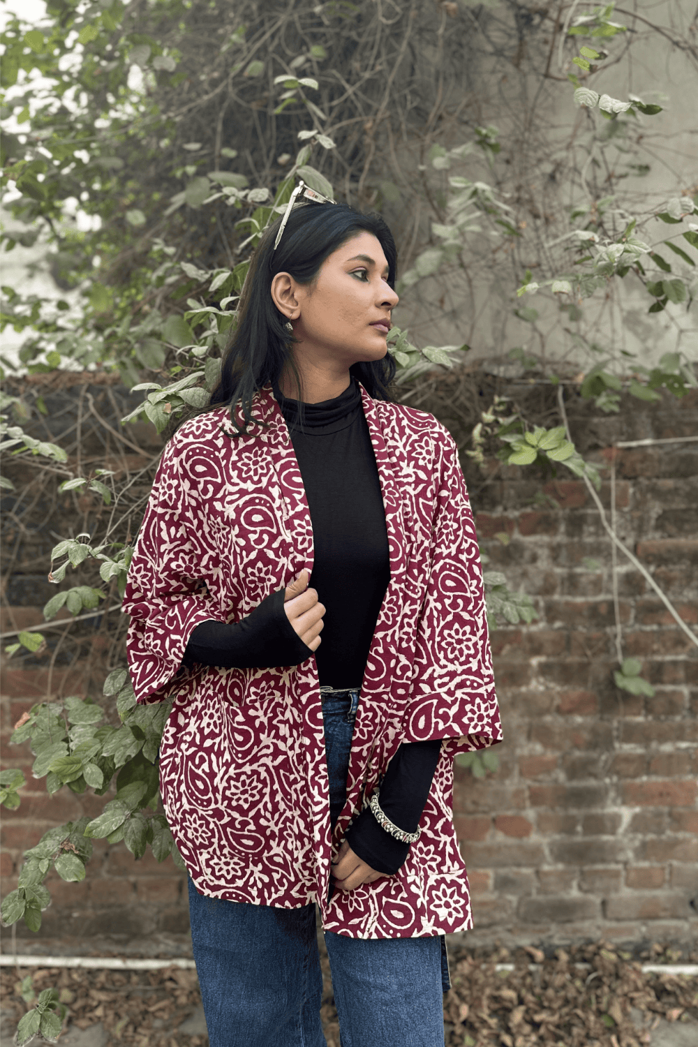 BlushRushBagruKimonoShrug-Left