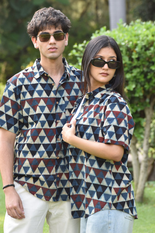 Trikon Ajrakh Shirt