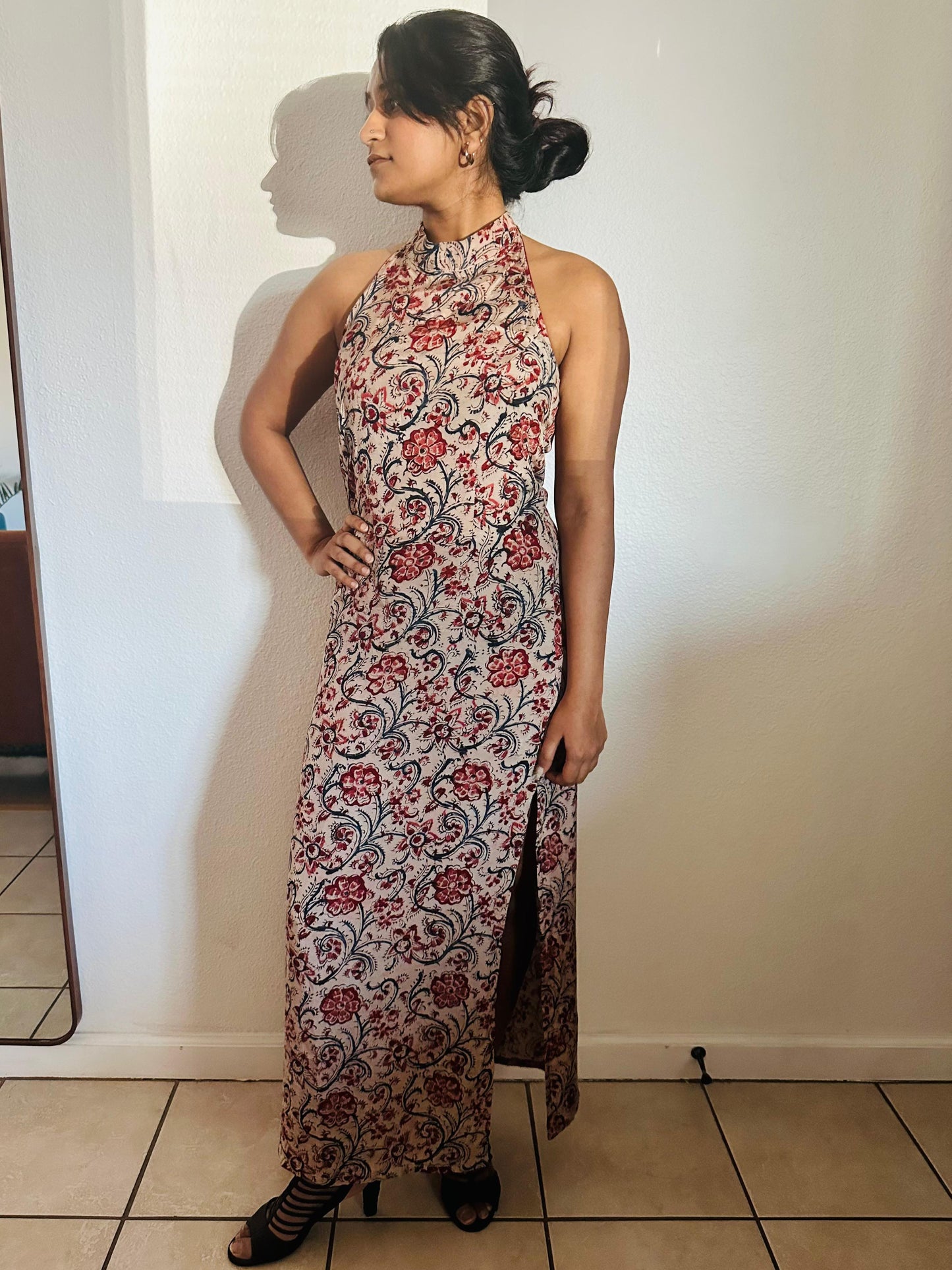 Kalamkari Silk Dress