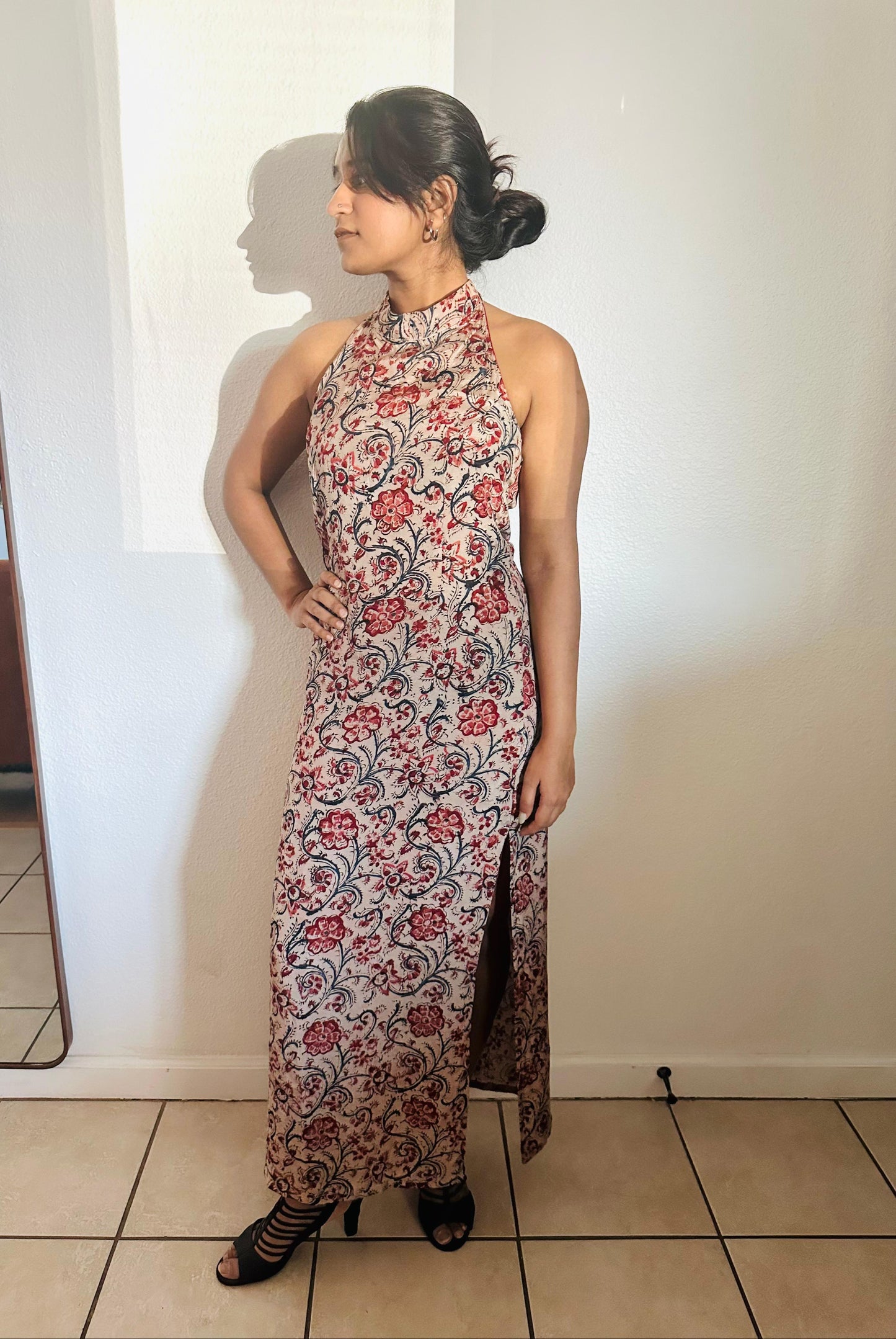 Kalamkari Silk Dress